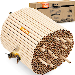 Nisthlsen aus Pappe fr Wildbienen & Ntzlinge von wildtier herz
